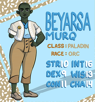 Beyarsa Character Stats