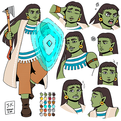 Beyarsa Character Expressions