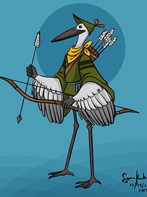 Aarokocra Character Art
