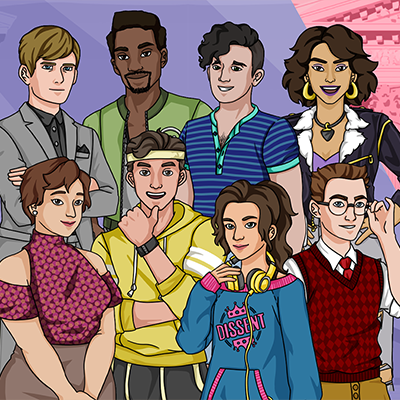 Supreme Courtship Character Art
