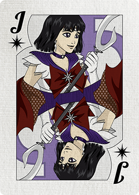 Jack of Clubs - Sailor Saturn