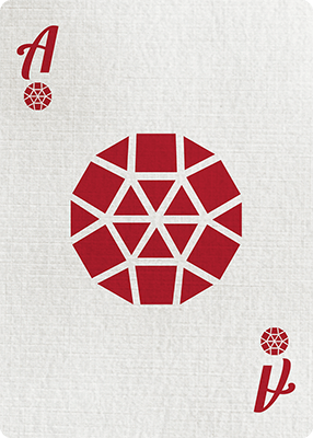 Ace of Diamonds - Silver Crystal