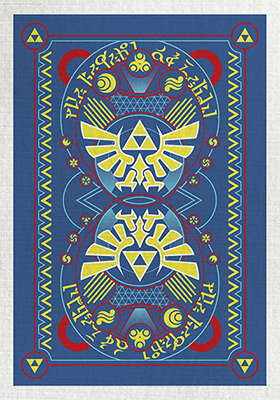 Hylian Court Card Back Design