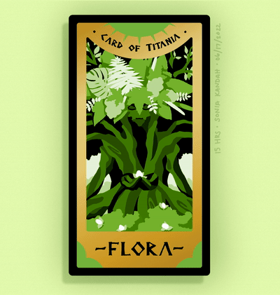 Flora Mage Card (Animated)
