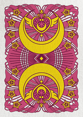 Moon Prism Card Back Design