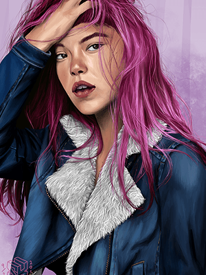 "Pretty in Pink" Portrait