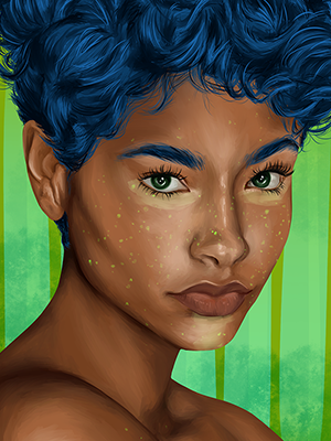 "Neon" Portrait